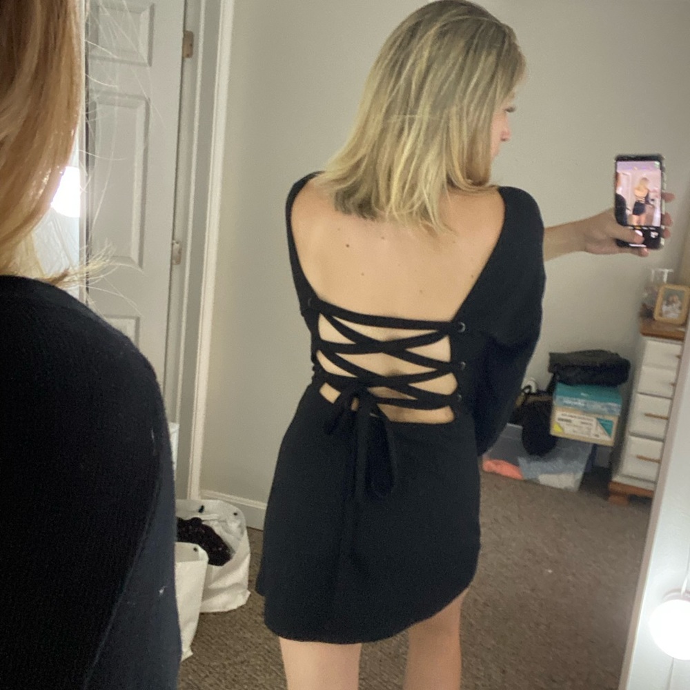 NWOT Free People Black Dress